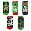 Elf Women's Socks Buddy The Elf Character Catchphrases 5-Pack Ankle Socks - 3 of 4