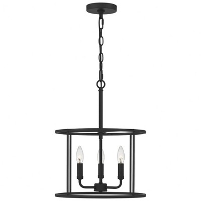 Quoizel Lighting Abner 3 - Light Pendant in  Matte Black