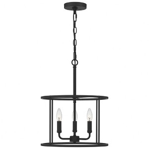 Quoizel Lighting Abner 3 - Light Pendant in  Matte Black - 1 of 2