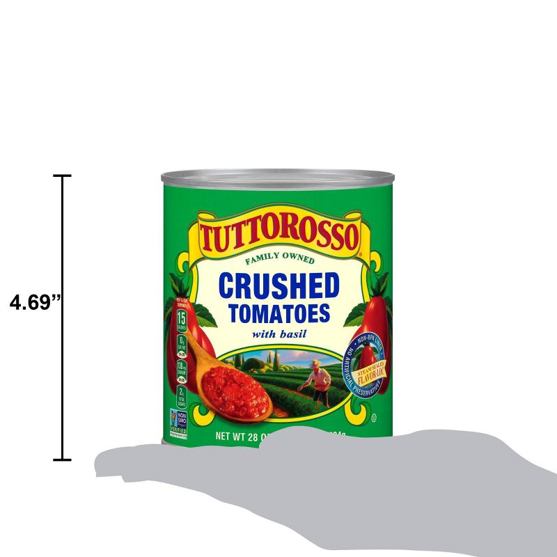 Tuttorosso Crushed Tomatoes with Basil 28oz, 5 of 6