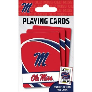 MasterPieces Officially Licensed NCAA Ole Miss Rebels Playing Cards - 54 Card Deck for Adults - 1 of 4