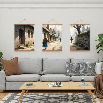 Floral Canvas Wall Art with Strong Artistic and Visual Aesthetics,3 - Pieces