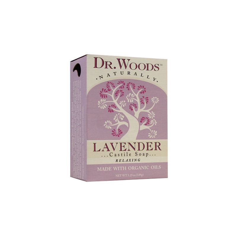 Dr. Woods Bar Soaps Lavender Castile Soap 5.25oz Bar, 1 of 3