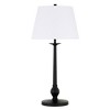 Hudson and Canal 28" Tall Table Lamp with Fabric Shade - 2 of 4