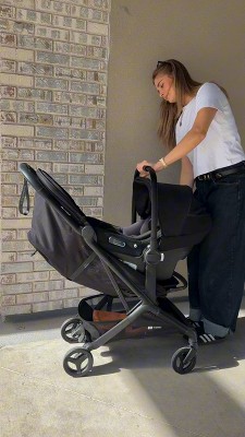 cybex aton 2 travel system EOS Comfort Bundle with B2 I-SIZE and Snogga – Bambinista Bellflower Color:Northern Lights Blue With quick and secure Osprey Fairview 55L Women's
