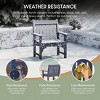 WestinTrends Malibu 4-Piece HDPE Outdoor Patio Furniture Couch Set - 4 of 4