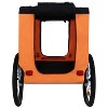 Aukfa Folding Dog Bike Trailer: 120LB All-Terrain Pet Carrier with Reinforced Steel Frame - Ideal for Cycling, Jogging, Camping & Outdoor Adventures - 4 of 4