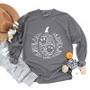 Simply Sage Market S.W.Smiley Pumpkin Outline Garment Dyed Long Sleeve - 3 of 4