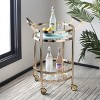 Sienna 2 Tier Round Bar Cart - BCT8001 - Safavieh - 2 of 4