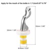 Unique Bargains Reusable Vacuum Expanding Manual Wine Stoppers for Champagne Beer 4 Pcs - 2 of 4