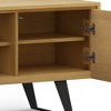63" Solid Wood TV Media Stand with Handcrafted Finish, Cord Management, and Anti-Tip Kit Included for Living Room and Bedroom - 4 of 4