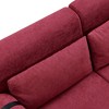 PAGED Loveseat Sofa 2-Seater Sofa Modern Sofa Couch with Flexible USB Ports, Unique Cylindrical Armrests for Living Room, Apartment - 3 of 4