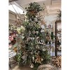 Gulches Series Silver Shatterproof Natural Iced Leaf Twig Ball Christmas Ornament - 2 of 4