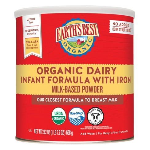 Earth's Best Organic Powder Infant Formula - 21oz - image 1 of 4