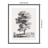 Kate and Laurel Framed Art Jean Victor Bertin Study of a Tree 1816 by The Art Institute of Chicago, 33x41, Stylish Black Narrow - 2 of 4