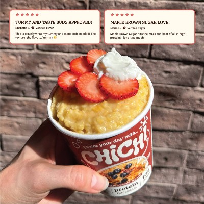 ChiChi Maple Brown Sugar Instant Protein Hot Cereal Cup - 2oz