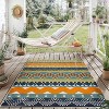 World Rug Gallery Marbella Contemporary Boho Indoor/Outdoor Area Rug - 2 of 4