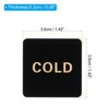 Unique Bargains Acrylic Self-Adhesive Decor Faucets Sinks Hot/Cold Water Label - 2 of 4