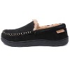 RockDove Men's Carter Faux Fur Lined Microsuede Moc Slipper - 2 of 4