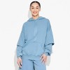 Women's Layered Sleeve Hooded Sweatshirt - Wild Fable™ - 2 of 3