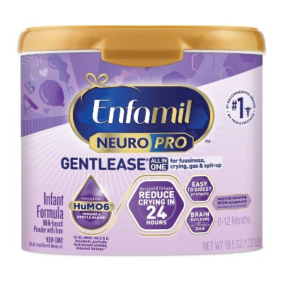 Enfamil Gentlease Ready To Use Bottles - 8 Fl Oz Each/6ct : Target