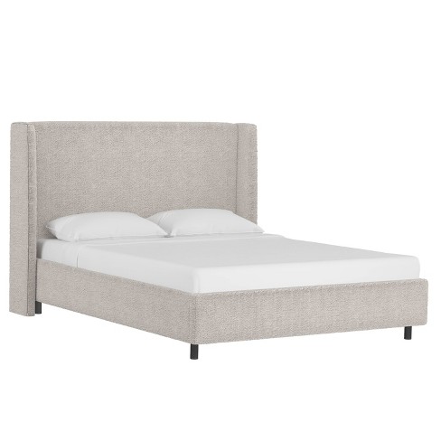Wingback Platform Bed Milano Project, Target Upholstered Headboard King Size