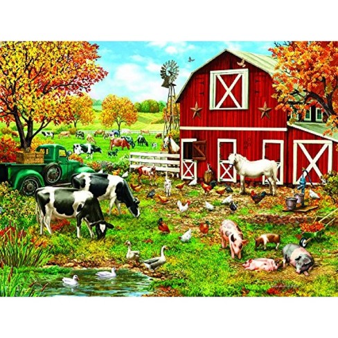 Sunsout A Day On The Farm 300 Pc Jigsaw Puzzle 59760 : Target