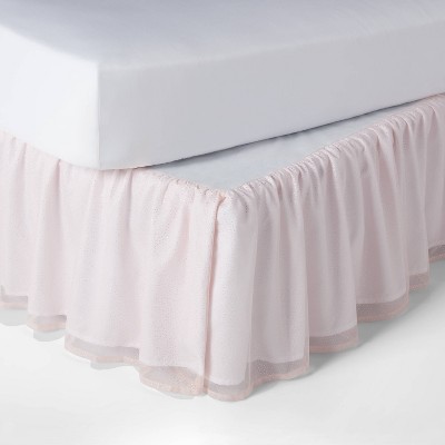 Hot pink 2024 bed skirt queen