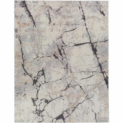 Hauteloom Cavetown Gray Marble Thick Rug