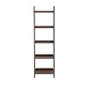 69" Farmhouse Wooden Ladder Shelf Brown - Olivia & May: Traditional Style, 5-Tier Leaning Bookcase, Wood Frame - image 4 of 4