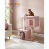 Feandrea Cat Tree, Cat Tower, Cat Condo, Large Cat Perch, 2 Cat Caves, Scratching Post - 2 of 4