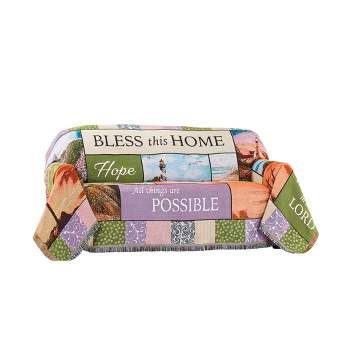 Collections Etc Faith Tapestry Furniture Throw