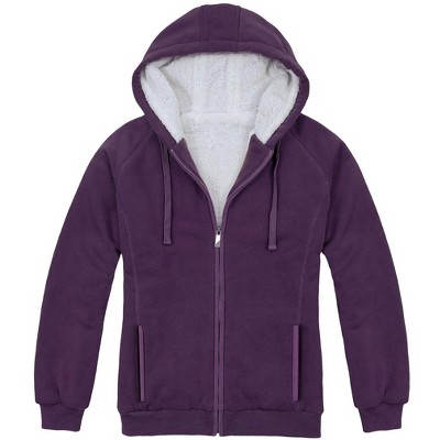 Collections Etc Women's Comfy Fleece Lined Hoodie