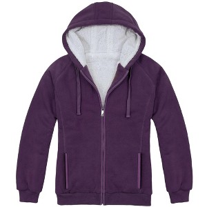 Collections Etc Women's Comfy Fleece Lined Hoodie - 1 of 4