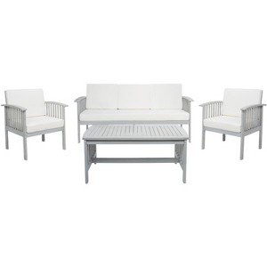 Finnick 4Pc Living Set - Indoor/Outdoor - PAT7313 - Safavieh - 1 of 4