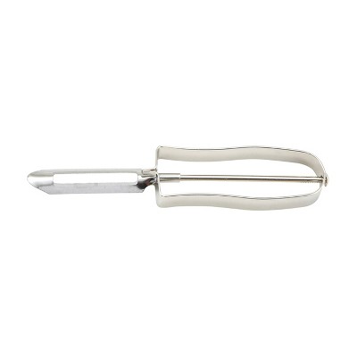 Comfy Grip White Stainless Steel Vegetable Peeler - 7 1/2 - 1