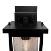 Artcraft Lighting Port Charlotte 1 - Light Wall Light in  Matte Black - 3 of 4