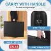 FDW Portable 84 Inches Long 28 Inchs Wide Hight Adjustable Table 2 Folding Massage Spa Facial Cradle Salon Bed W/Carry Case - 4 of 4