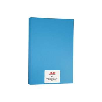 JAM Paper Ledger Matte 24lb Paper 11 x 17 Tabloid Blue Recycled 16728466