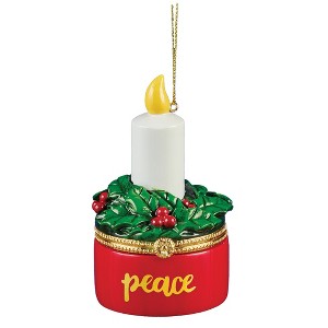 Collections Etc Hand-Painted Trinket Christmas Ornaments of Faith - 1 of 2