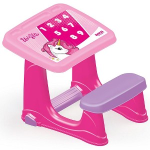 Dolu Smart Study Craft Desk - Pink Unicorn, Ergonomic Seat, Kids 2+ Study & Play - 1 of 4