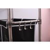 Laundry Hamper 3 Tier Laundry Sorter with 4 Removable Bags for Organizing Clothes, Laundry, Lights, Darks ,Three hooks - 2 of 4