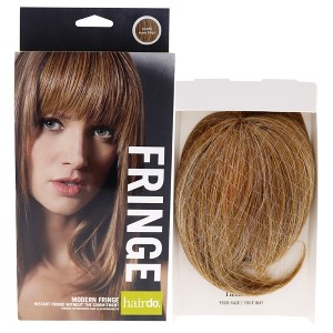 Modern Fringe Clip In Bang - R14 25 Honey Ginger by Hairdo for Women - 1 Pc Hair Extension - 1 of 3