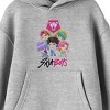 KPop Demon Hunters Saja Boys Kawaii Chibi Art Boys Long Sleeve Hoodie - 2 of 2