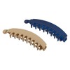 Unique Bargains Women's Hair Accessories Interlocking Ponytail Banana Clip Antislip Clip 4 Pcs - 4 of 4