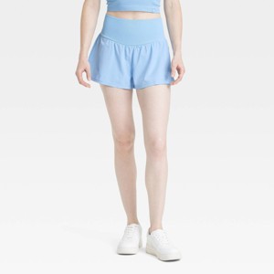 Women's Seamless Waistband Woven High-Rise Shorts 2.5" - JoyLab™ - 1 of 4