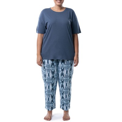 Wrangler Women's and Women's Plus Short Sleeve Pajama Set