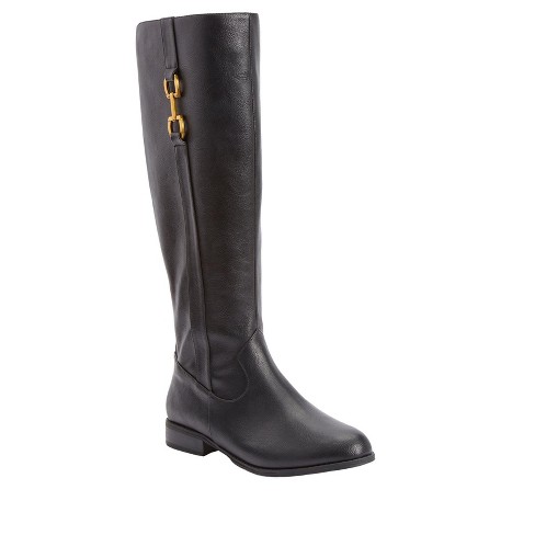 Dr. Scholl's Women's Brilliance Wide Calf Riding Boot, Black, 6 :  : Clothing, Shoes & Accessories