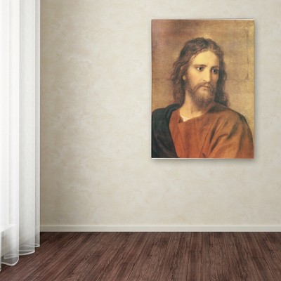 Heinrich Hofmann Christ at Thirty-Three Canvas Art 14x19