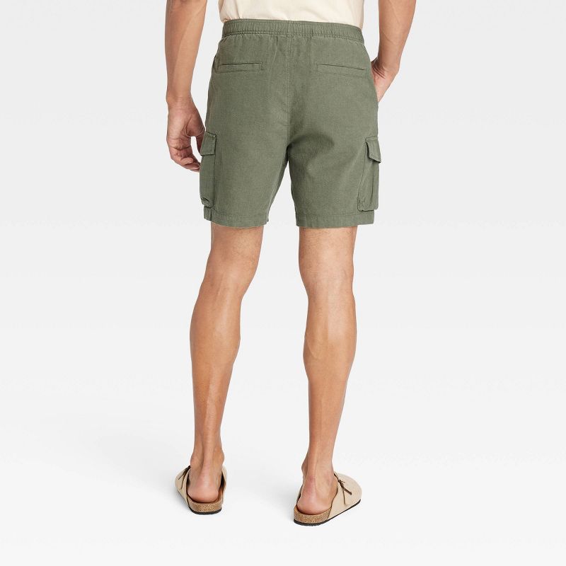 Men&#39;s 7&#34; Everyday Relaxed Fit Cargo Shorts - Goodfellow &#38; Co&#8482;, 3 of 5